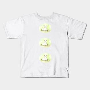 Lamb in the grass, oval shape Kids T-Shirt